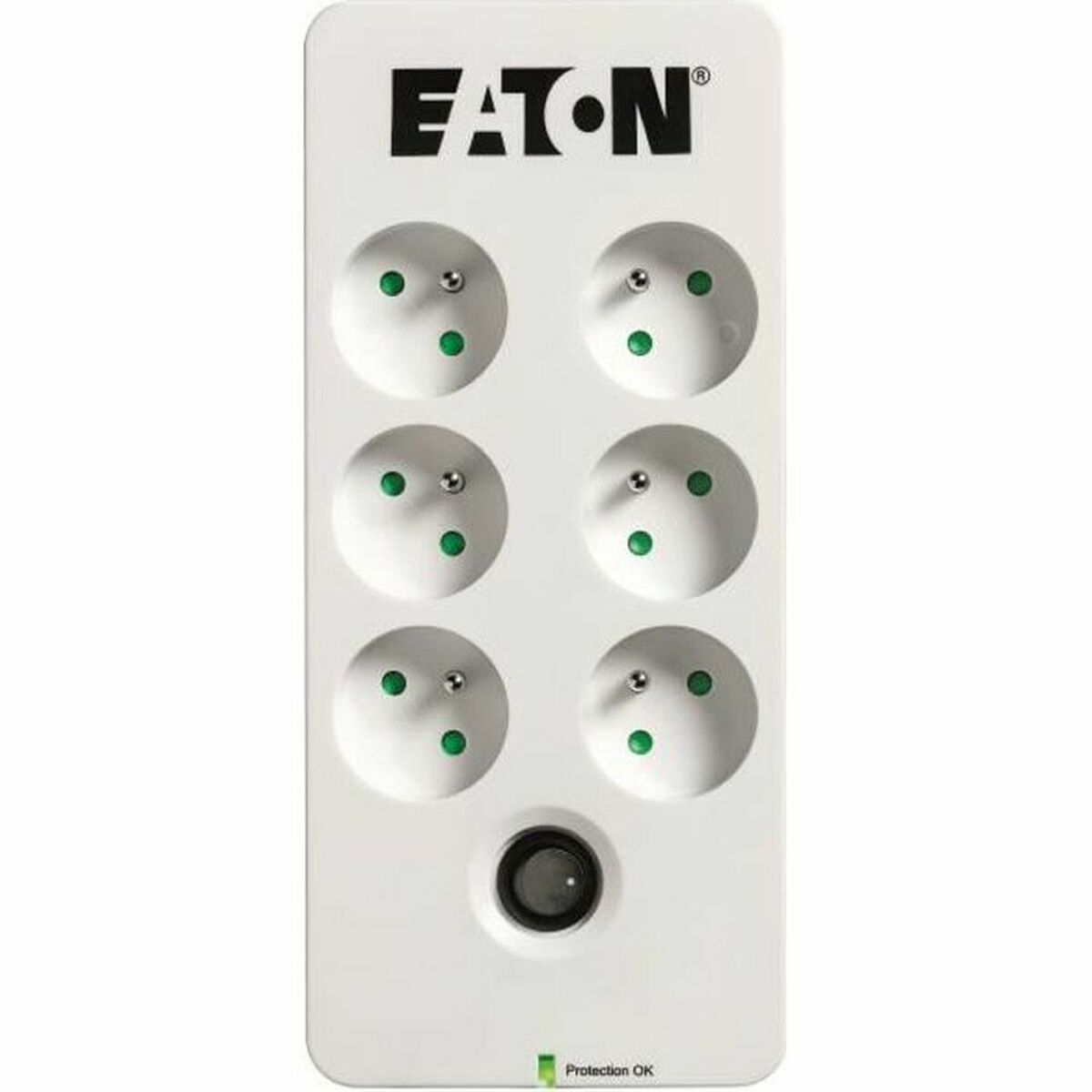 Power Socket – 6 Sockets with Switch Eaton PB6F White (1,5 m)