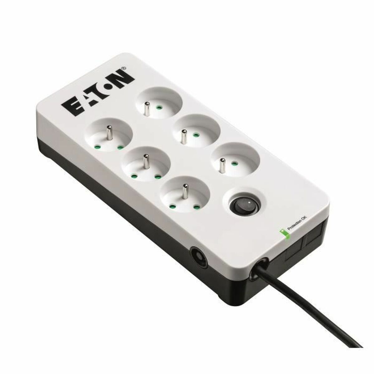 Power Socket – 6 Sockets with Switch Eaton PB6F White (1,5 m)
