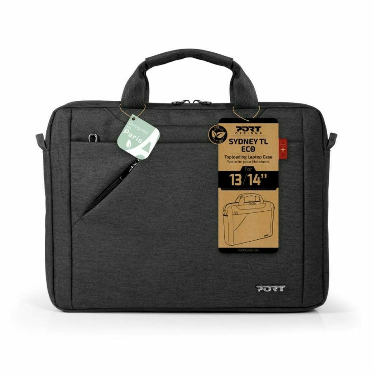 Laptop Case Port Designs Black 14″