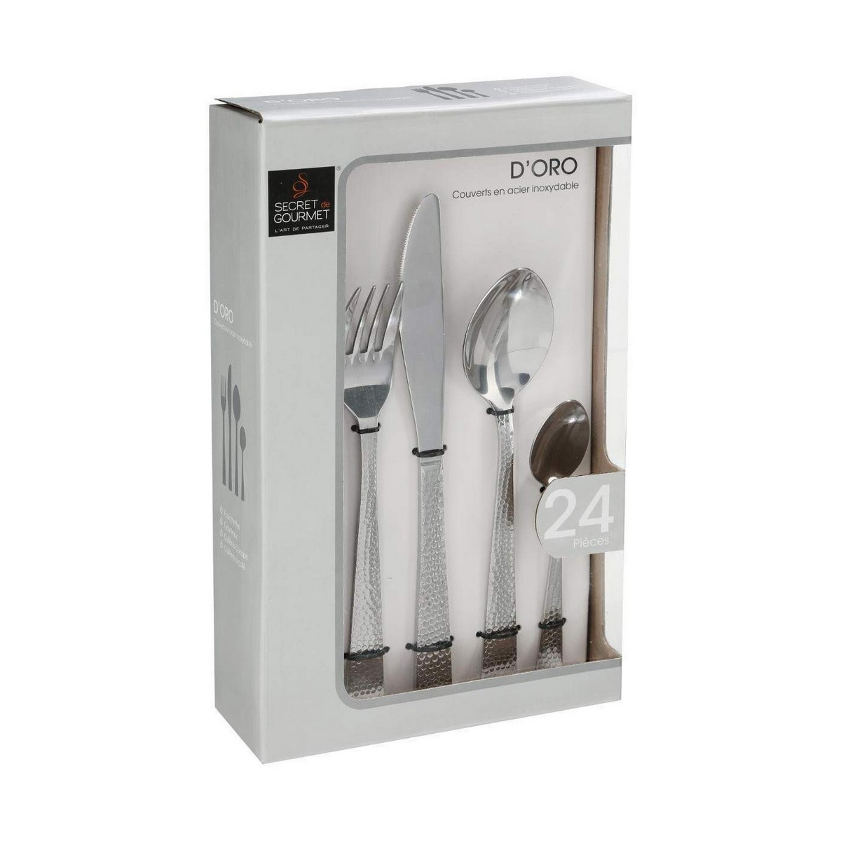 Cutlery Secret de Gourmet D’ORO INOX 24 Pieces