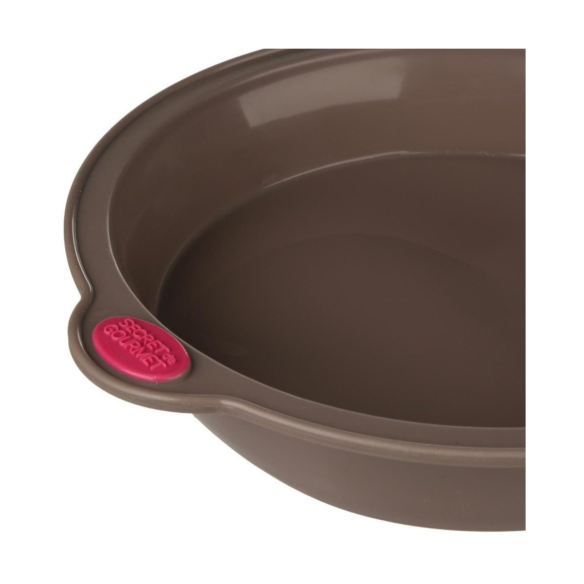 Silicone Mould with Handle Secret de Gourmet Brown Silicone 24 cm