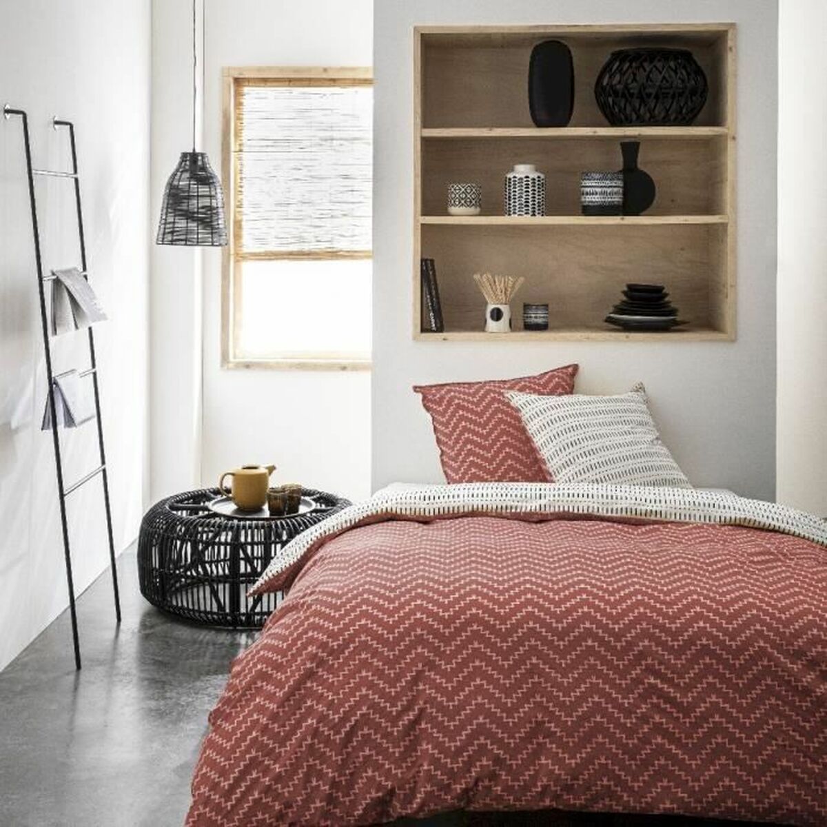 Duvet cover set TODAY Sunshine 8.20 White Maroon rouge Jaune 240 x 260 cm Duvet cover set TODAY Sunshine 8.20 White Maroon rouge Jaune 240 x 260 cm