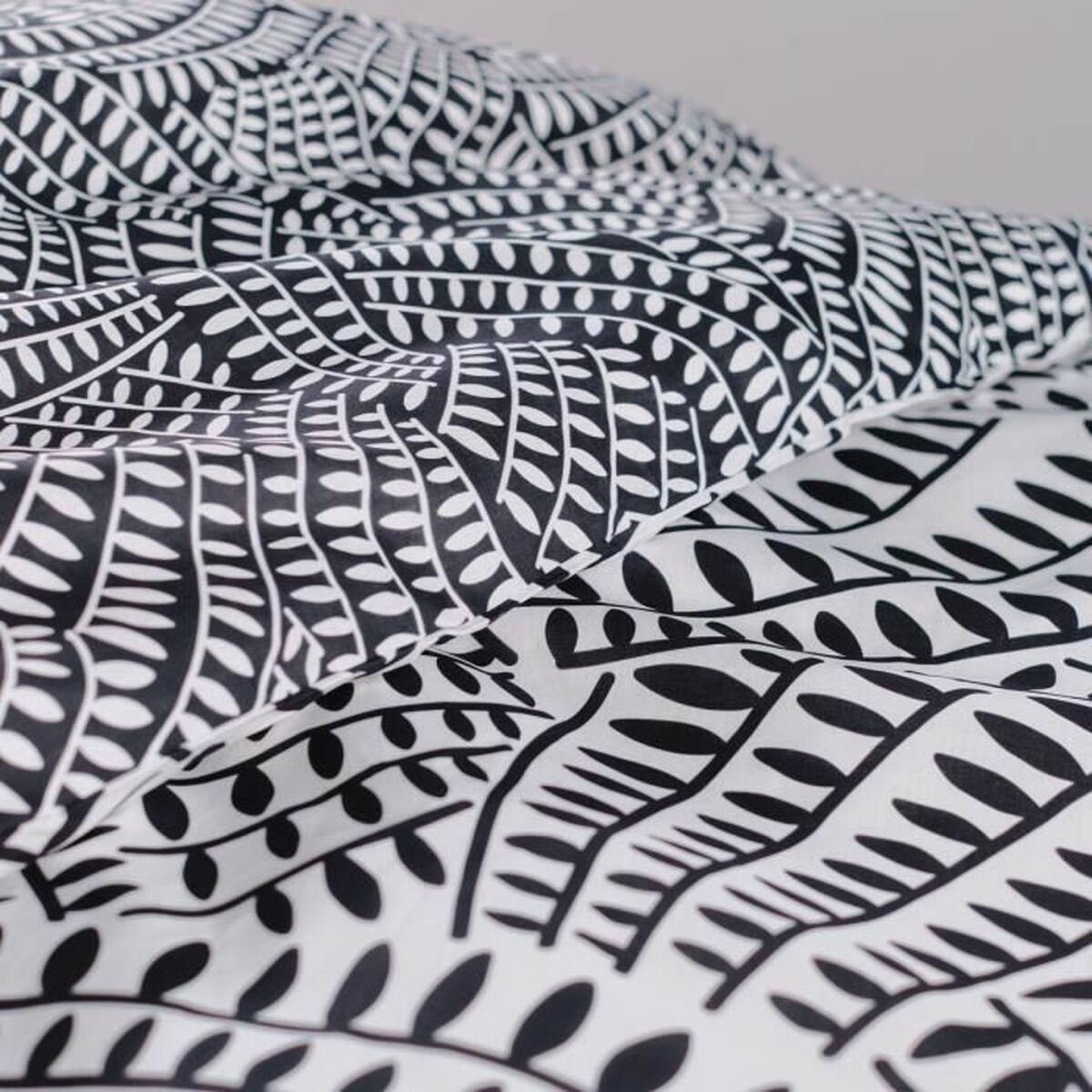 Duvet cover set TODAY White Black 240 x 200 cm