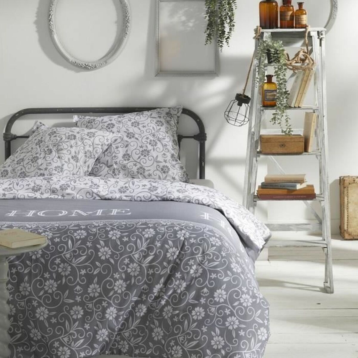 Duvet cover set TODAY Capucine Grey 240 x 260 cm Duvet cover set TODAY Capucine Grey 240 x 260 cm