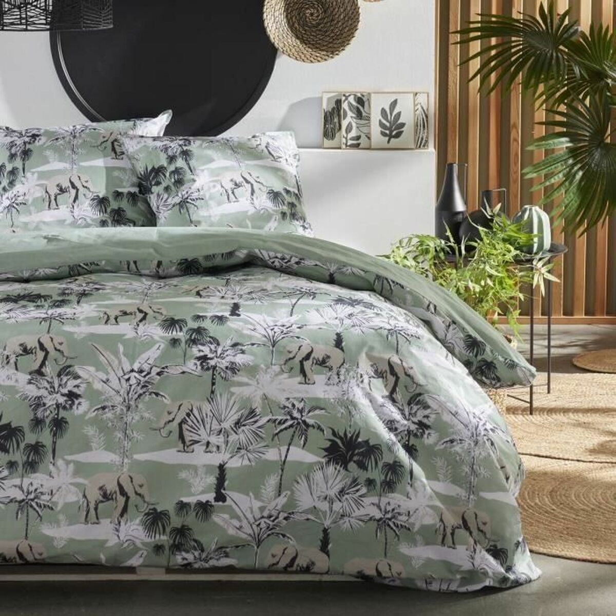 Duvet cover set TODAY Vert Duvet cover set TODAY Vert