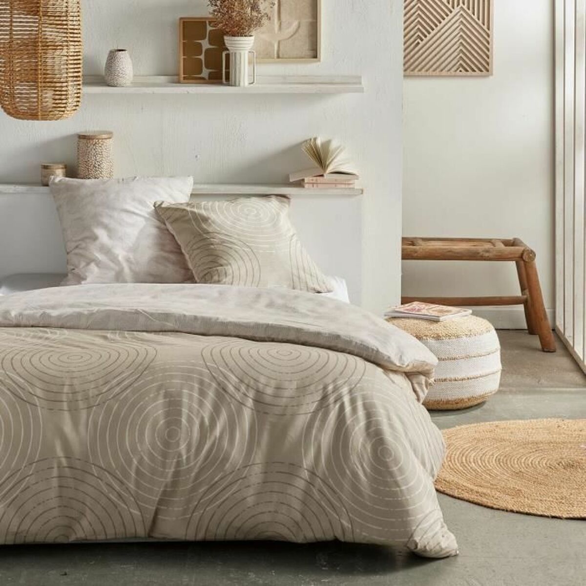 Duvet cover set TODAY Beige Super king 2 Pieces