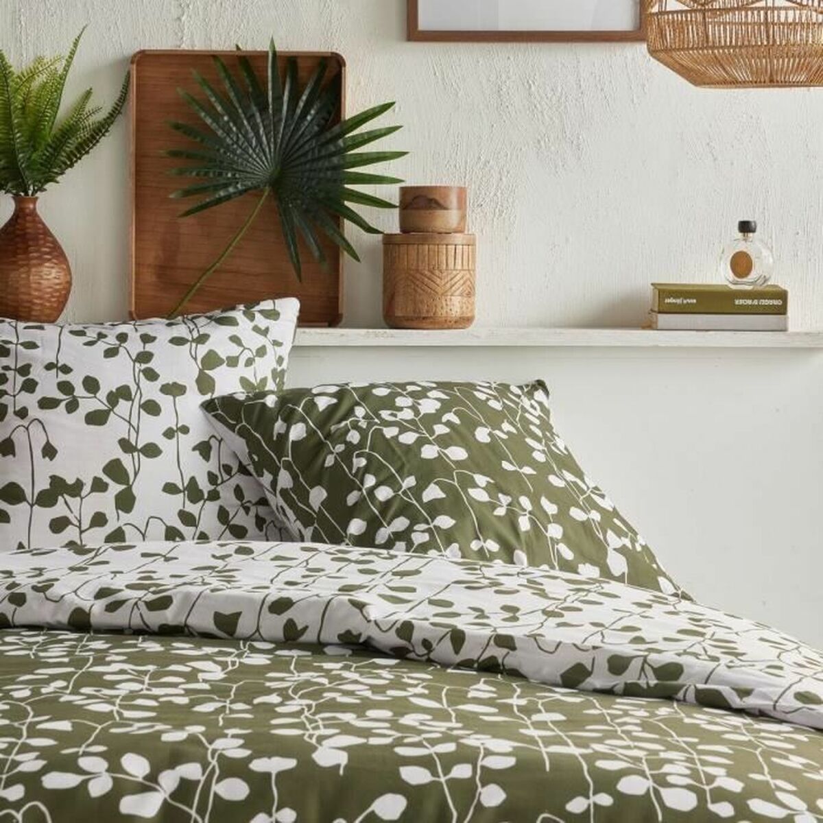 Duvet cover set TODAY Green Super king 2 Pieces