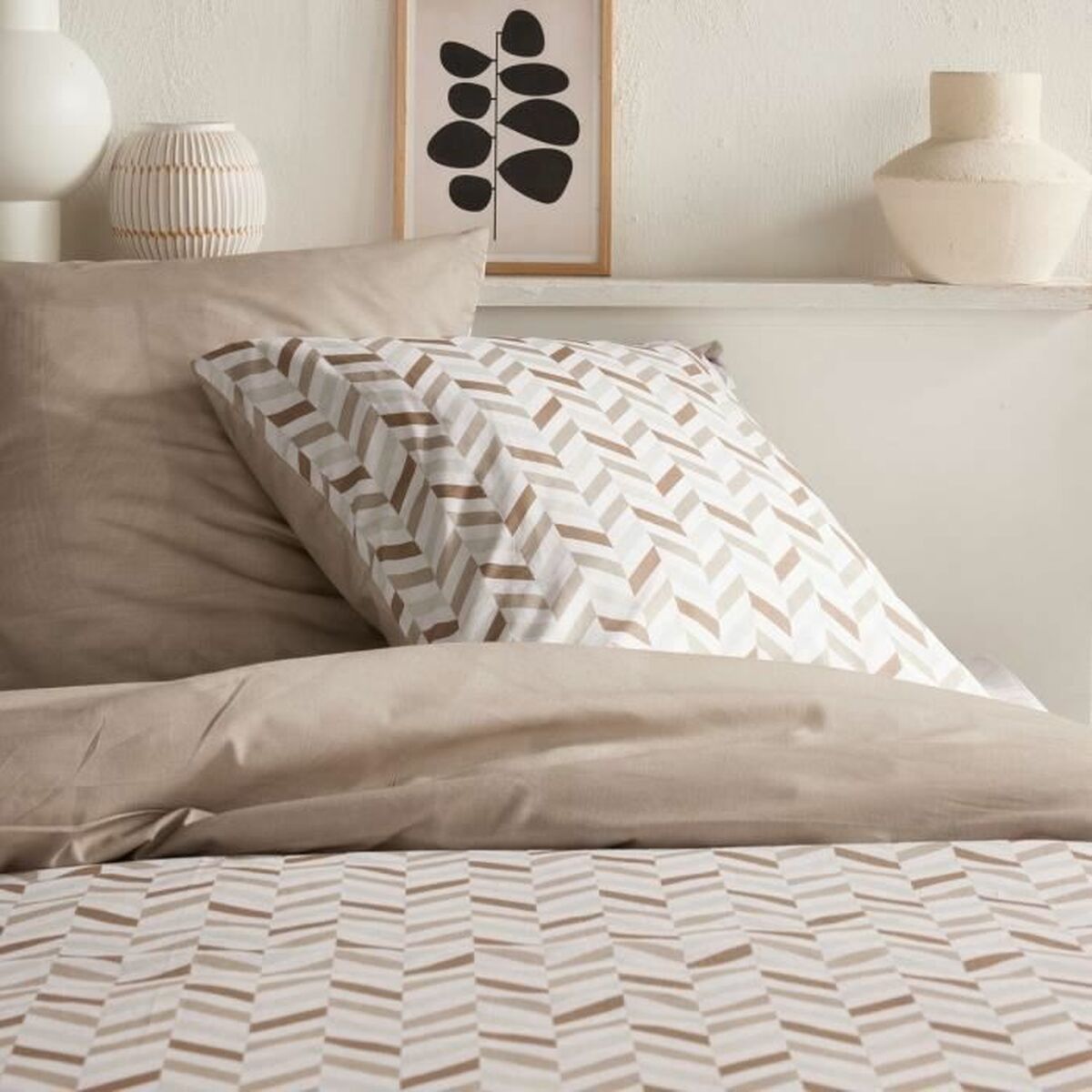 Duvet cover set TODAY Beige Super king 2 Pieces