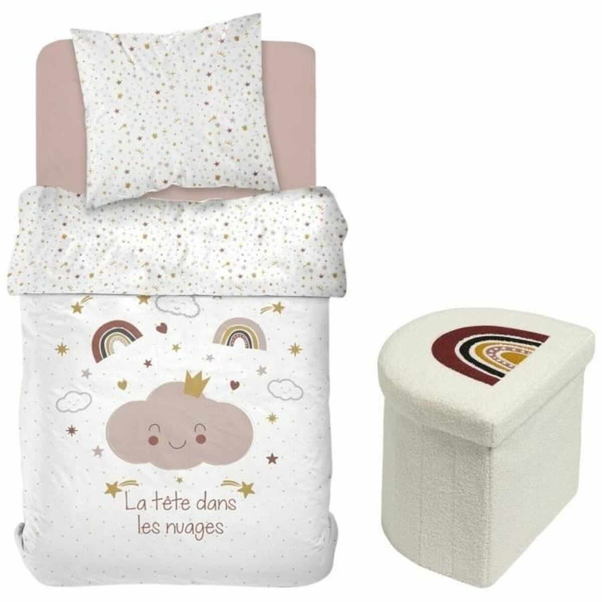 Bedding set TODAY Rainbow 140 x 200 cm