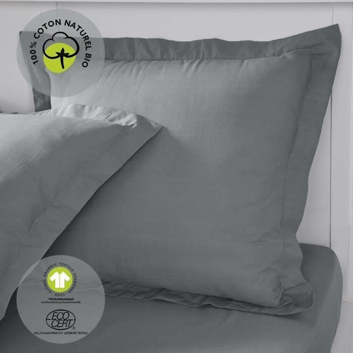 Pillowcase TODAY Grey 63 x 63 cm