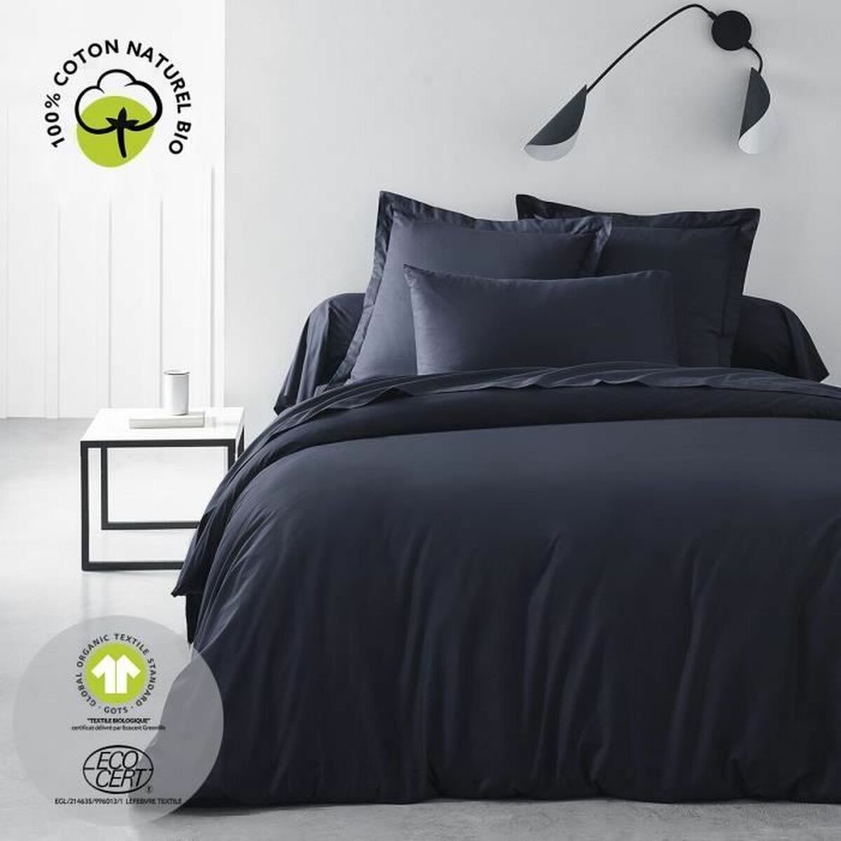 Pillowcase TODAY Navy Blue 63 x 63 cm
