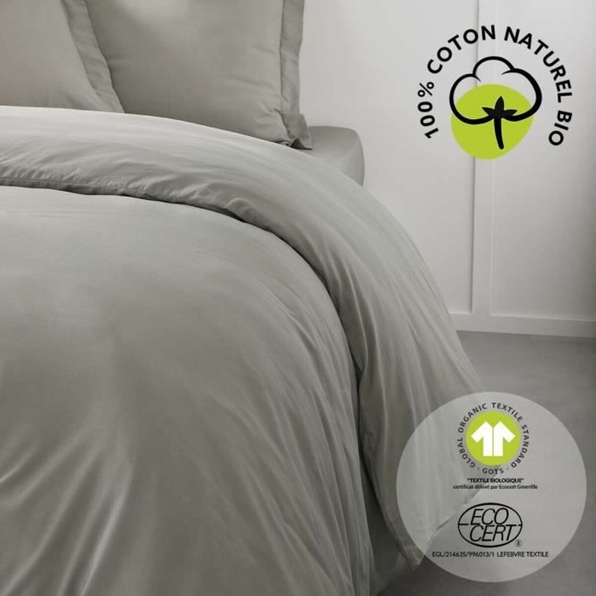 Duvet cover set TODAY Beige 220 x 240 cm