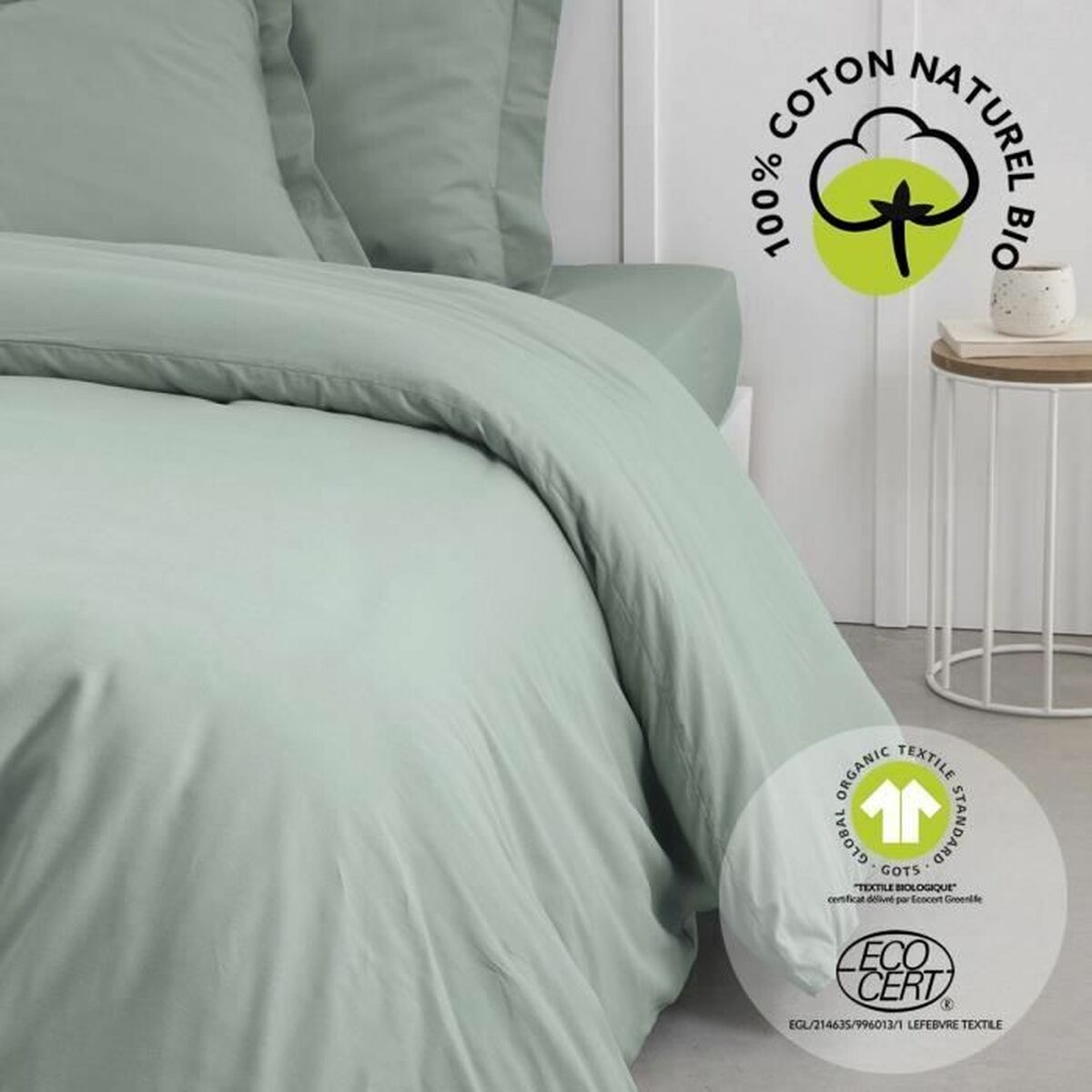 Duvet cover set TODAY Green 220 x 240 cm
