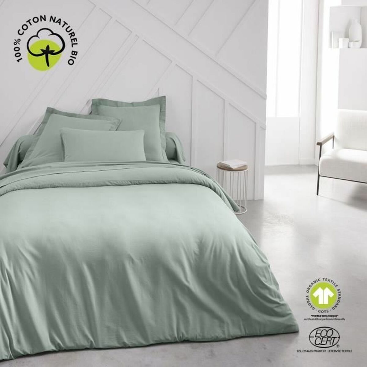 Duvet cover set TODAY Green 220 x 240 cm