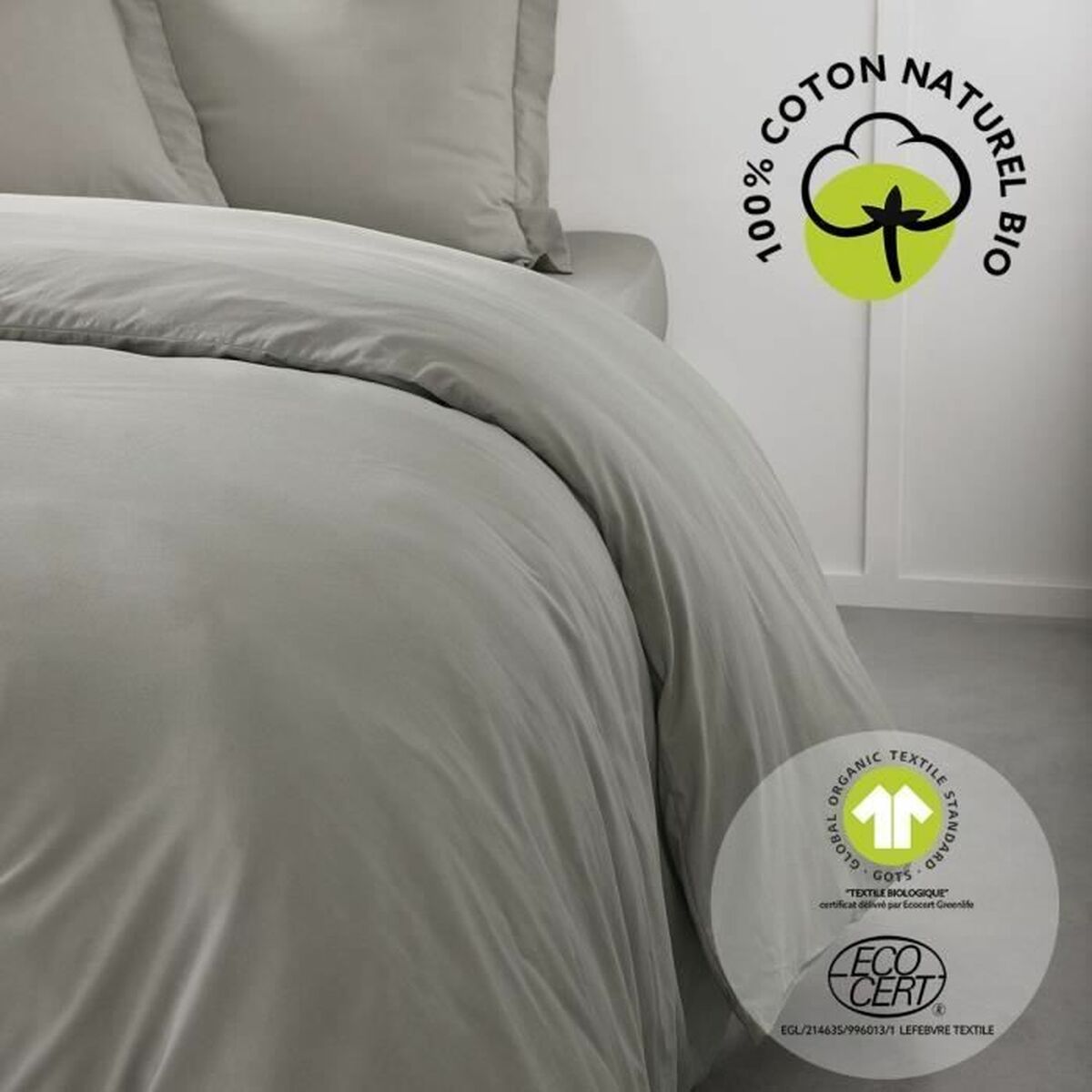 Duvet cover set TODAY Beige 240 x 260 cm