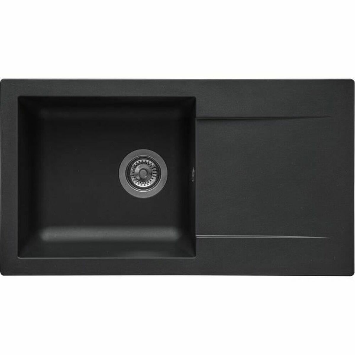 Sink Stradour 78 x 43,5 cm Matte back Black Sink Stradour 78 x 43,5 cm Matte back Black