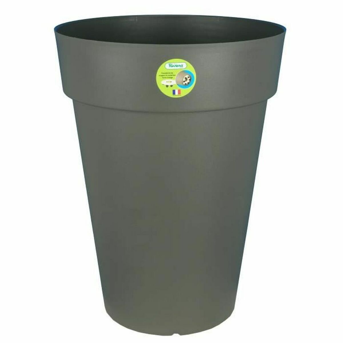 Plant pot Riviera Soleilla Grey Circular Ø 50 x 66 cm Plant pot Riviera Soleilla Grey Circular Ø 50 x 66 cm