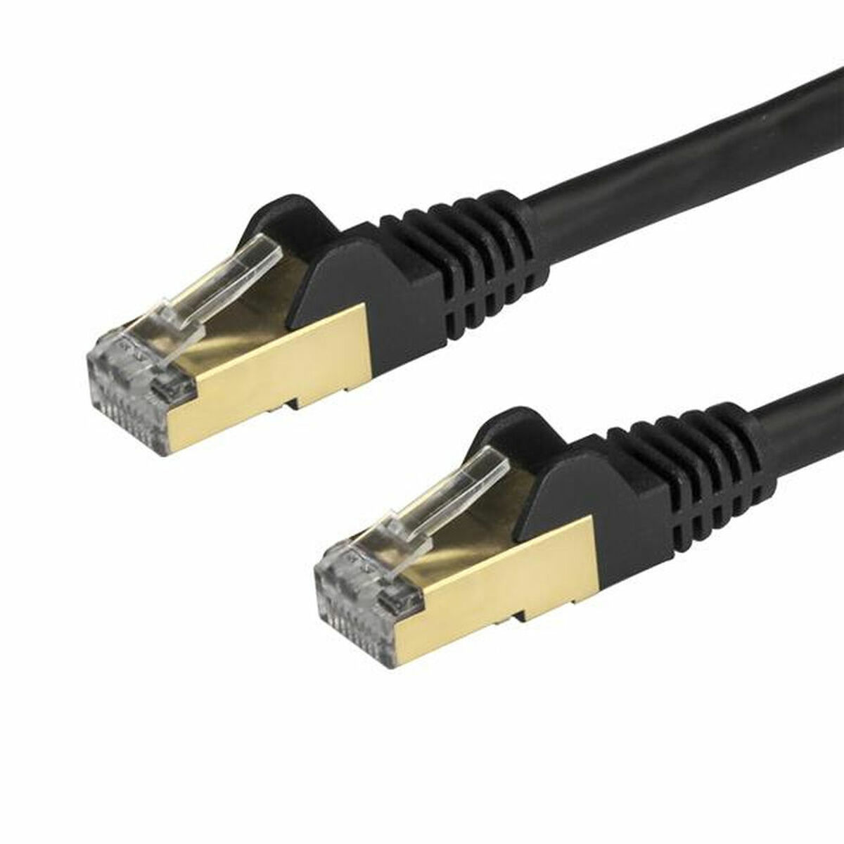 UTP Category 6 Rigid Network Cable Startech 6ASPAT150CMBK 1,5 m Black UTP Category 6 Rigid Network Cable Startech 6ASPAT150CMBK 1,5 m Black