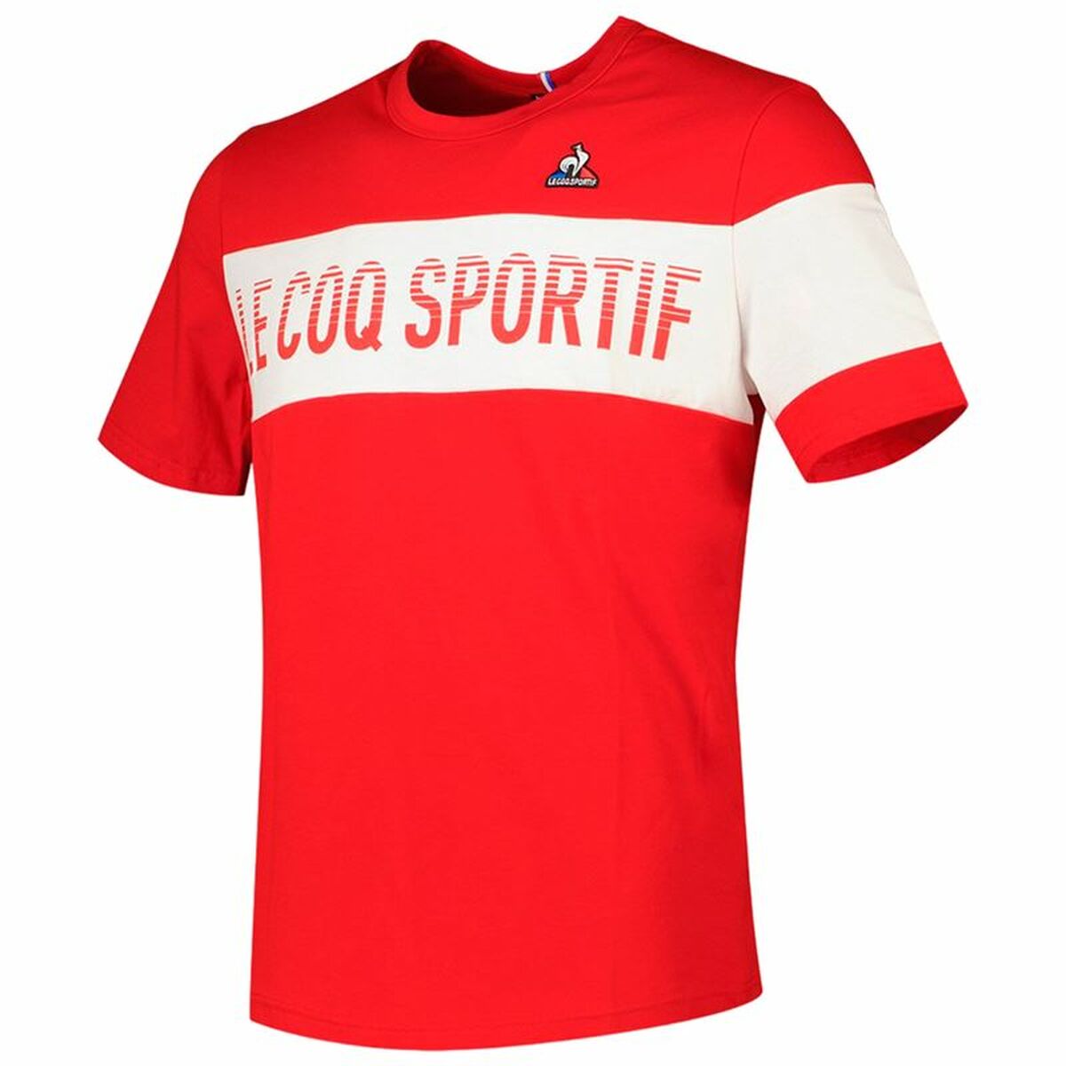Unisex Short Sleeve T-Shirt Le coq sportif N°2 Red Unisex Short Sleeve T-Shirt Le coq sportif N°2 Red