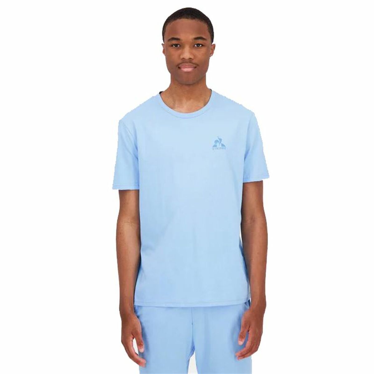 Menâs Short Sleeve T-Shirt Le coq sportif Monochrome N°3 Aquamarine Menâs Short Sleeve T-Shirt Le coq sportif Monochrome N°3 Aquamarine