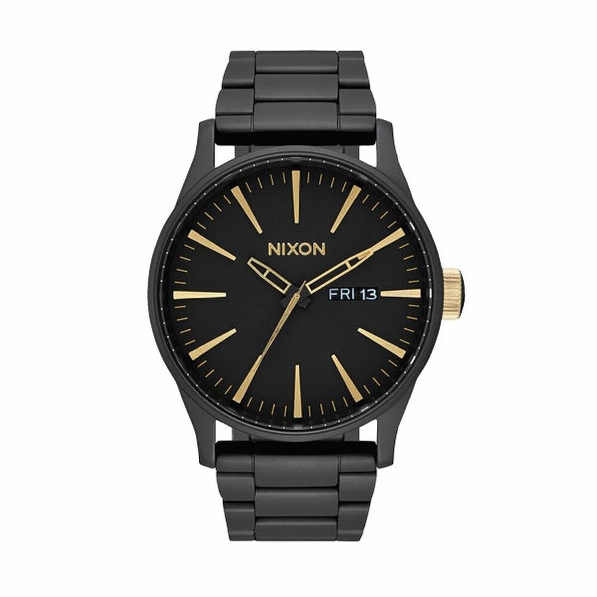 Men’s Watch Nixon Sentry SS Black Gold