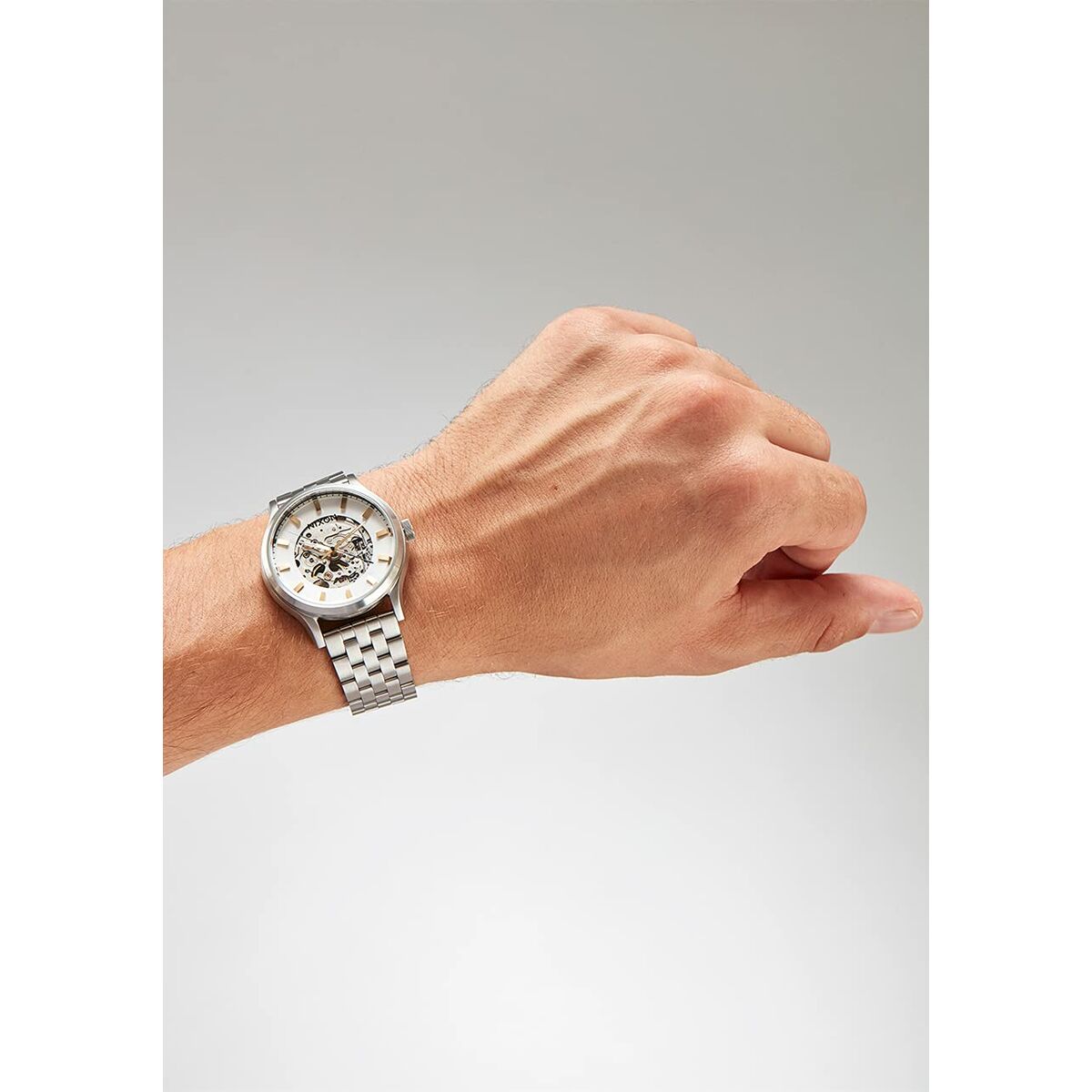 Men’s Watch Nixon A1323-179 Silver ( 40 mm)