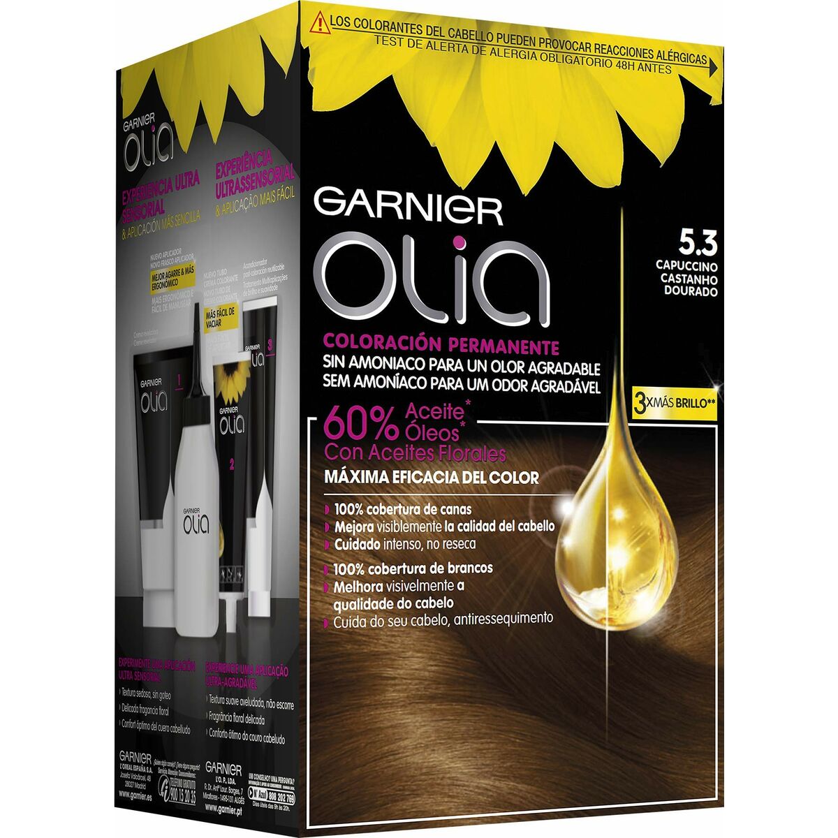 Unisex Hair Dressing Set Olia Garnier (4 pcs) 5,3  – capuccino