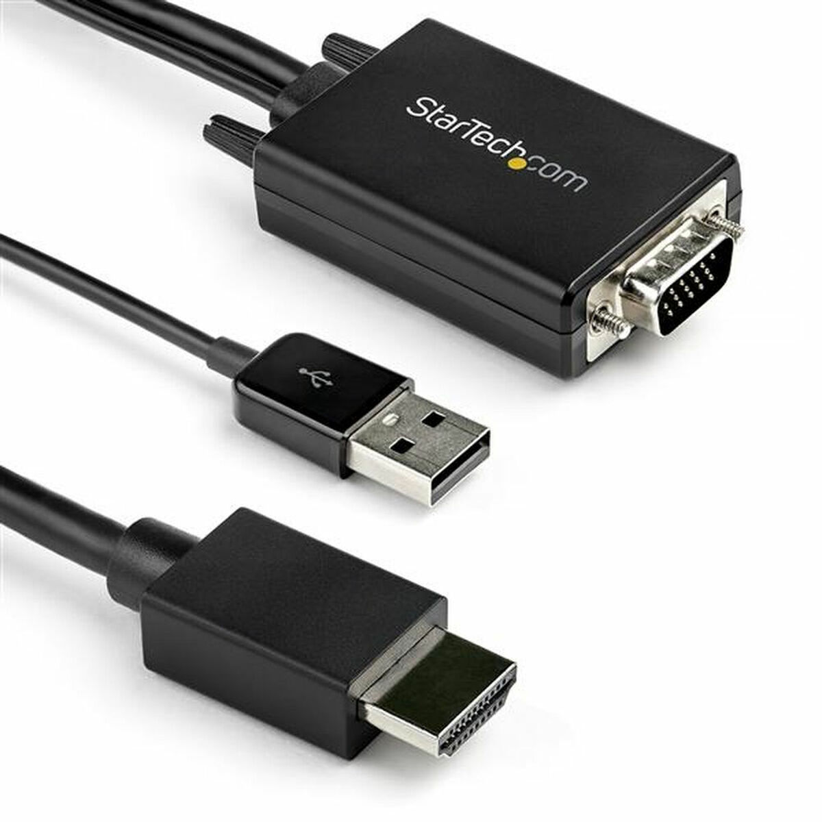 HDMI to VGA Adapter Startech VGA2HDMM2M (2 m) Black HDMI to VGA Adapter Startech VGA2HDMM2M (2 m) Black