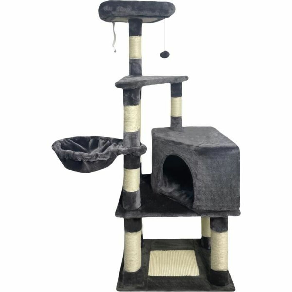 Scratching Post for Cats SWIFTY Dark Grey Sisal Scratching Post for Cats SWIFTY Dark Grey Sisal