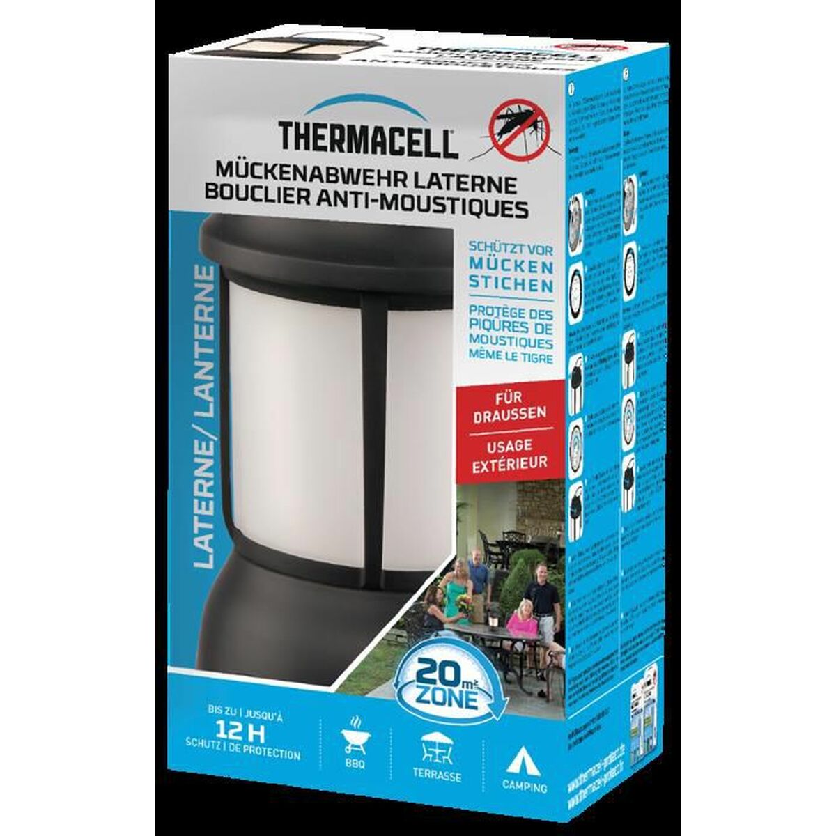 Mosquito repellent THERMACELL SB-86601350 Black Mosquito repellent THERMACELL SB-86601350 Black