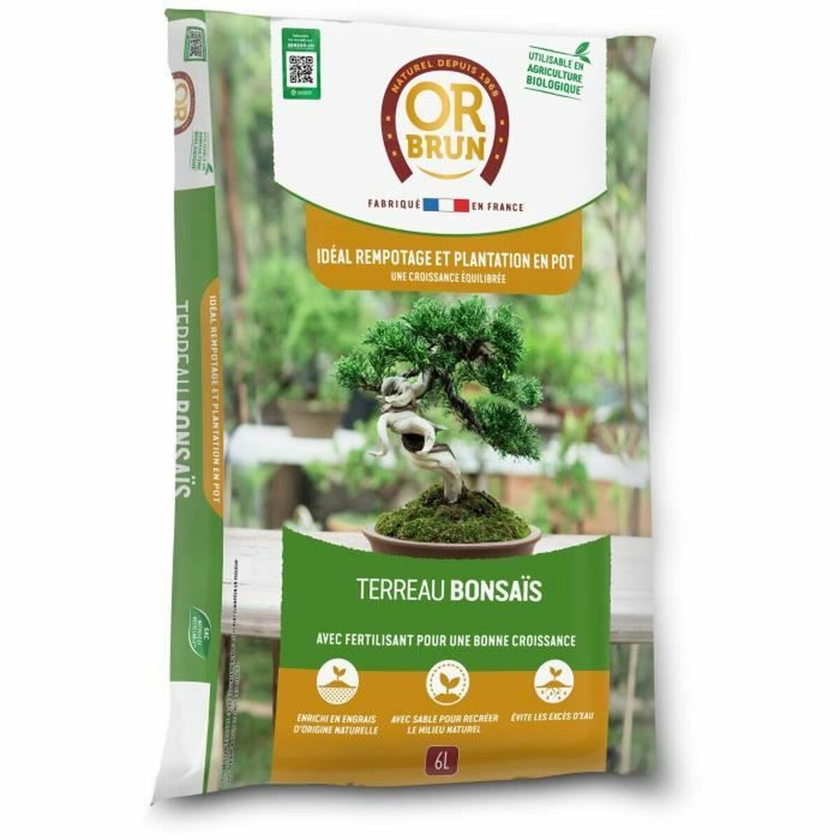 Potting compost OR BRUN BROWN GOLD 6 L Potting compost OR BRUN BROWN GOLD 6 L