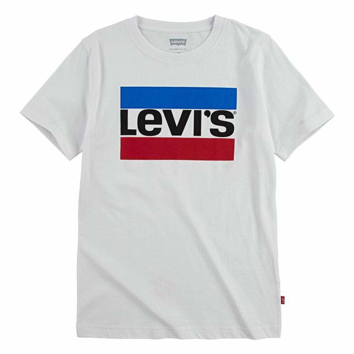 Child’s Short Sleeve T-Shirt Levi’s Kids Sportswear Logo White