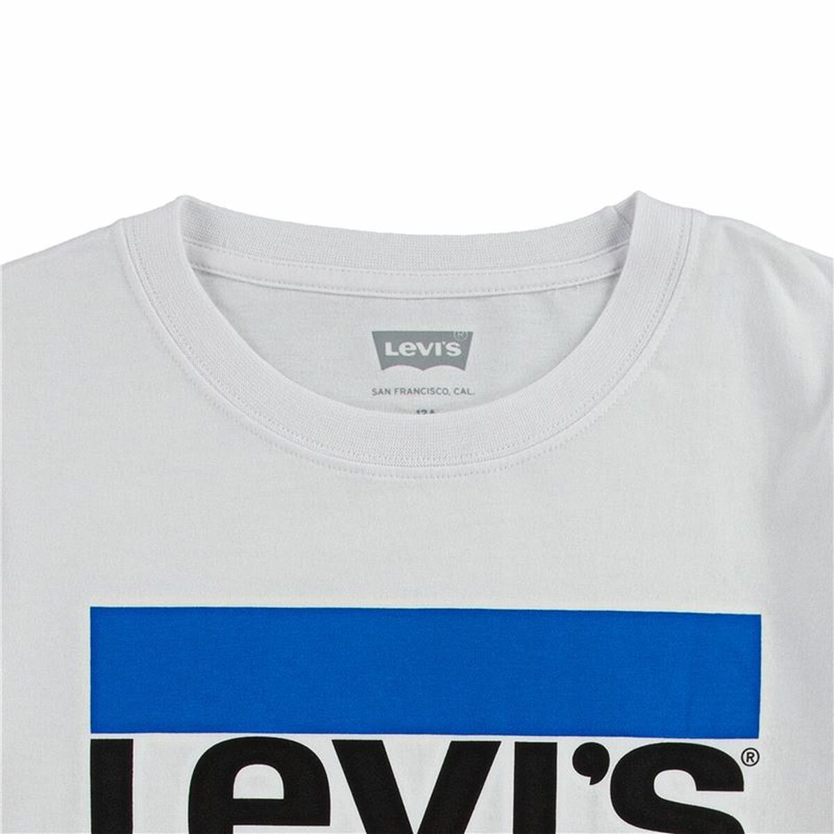 Child’s Short Sleeve T-Shirt Levi’s Kids Sportswear Logo White