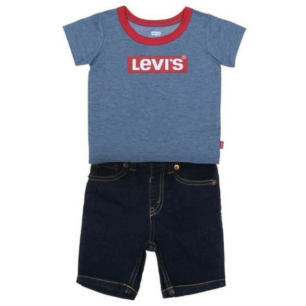 Sports Outfit for Baby Levi’s STRETCH DENIM SHORT Blue
