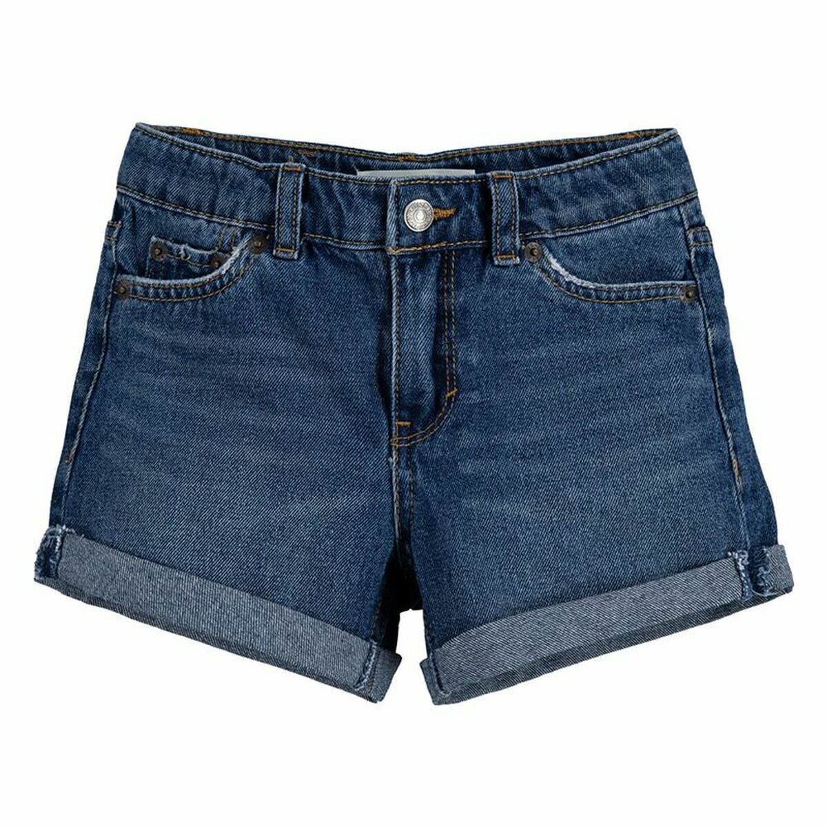 Jeans Levi’s Girlfriend Shorty Blue Girl Steel Blue