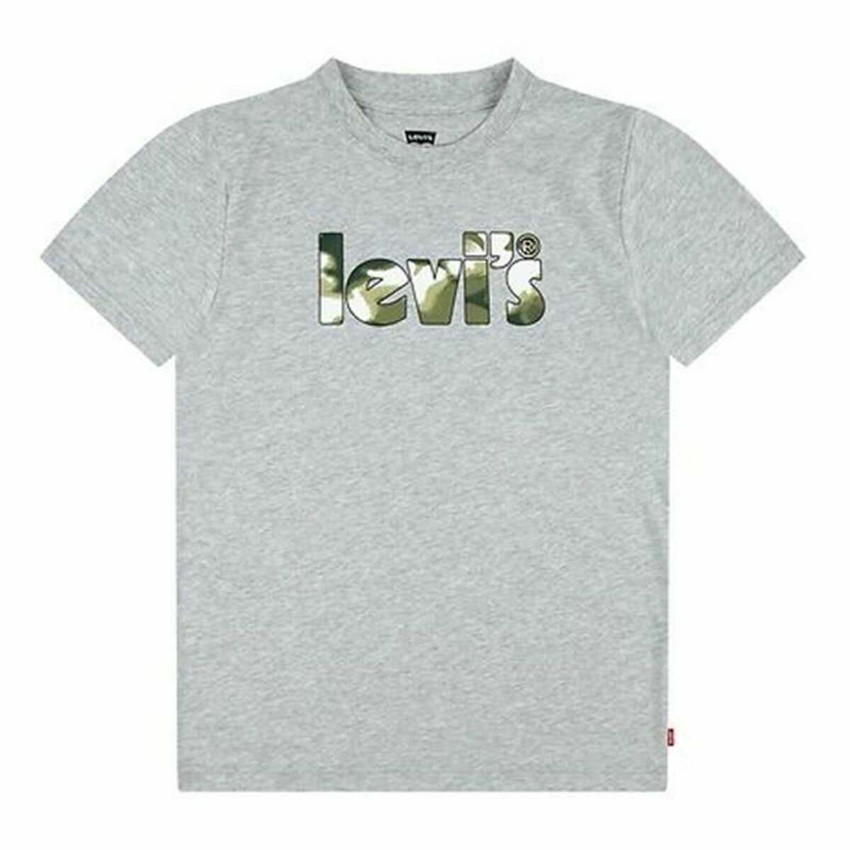 T-shirt Levi’s Camo Poster Logo Gray 60731 Grey