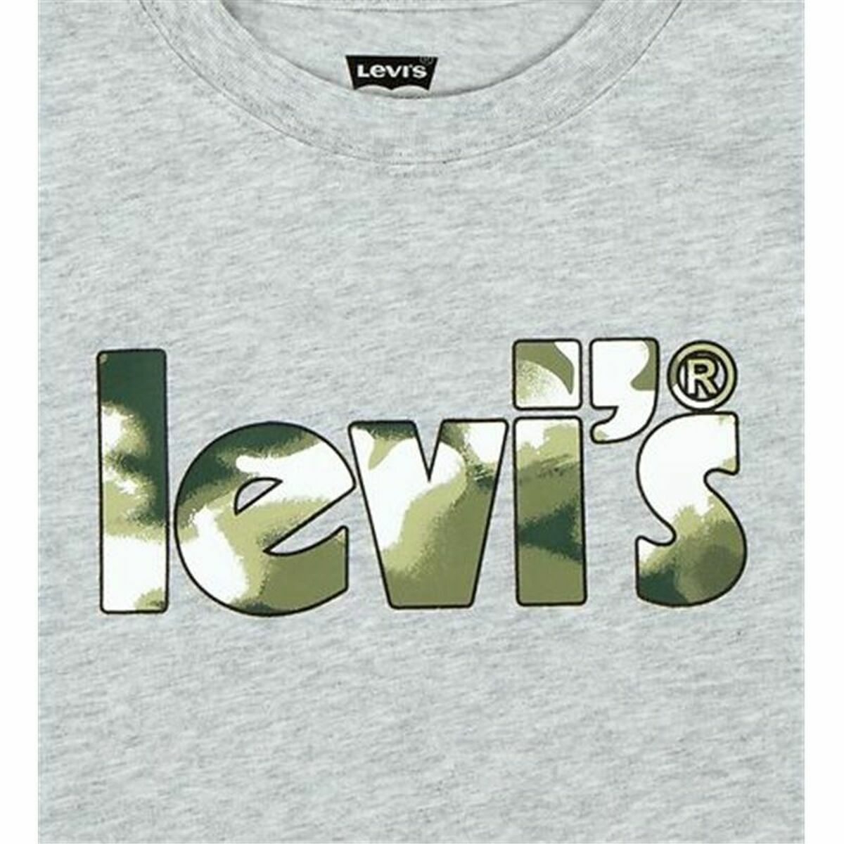 T-shirt Levi’s Camo Poster Logo Gray 60731 Grey