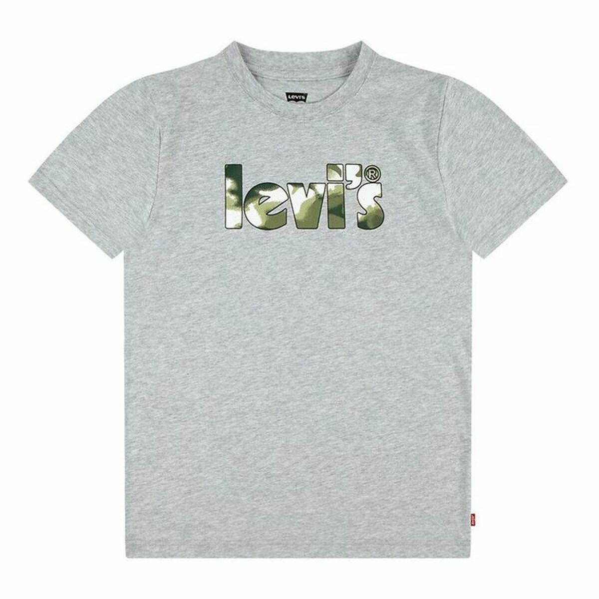 T-shirt Levi’s Camo Poster Logo Gray Grey
