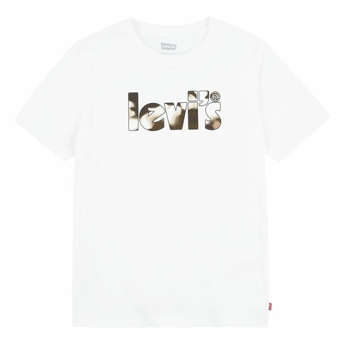 T-shirt Levi’s Camo Poster Logo Bright White
