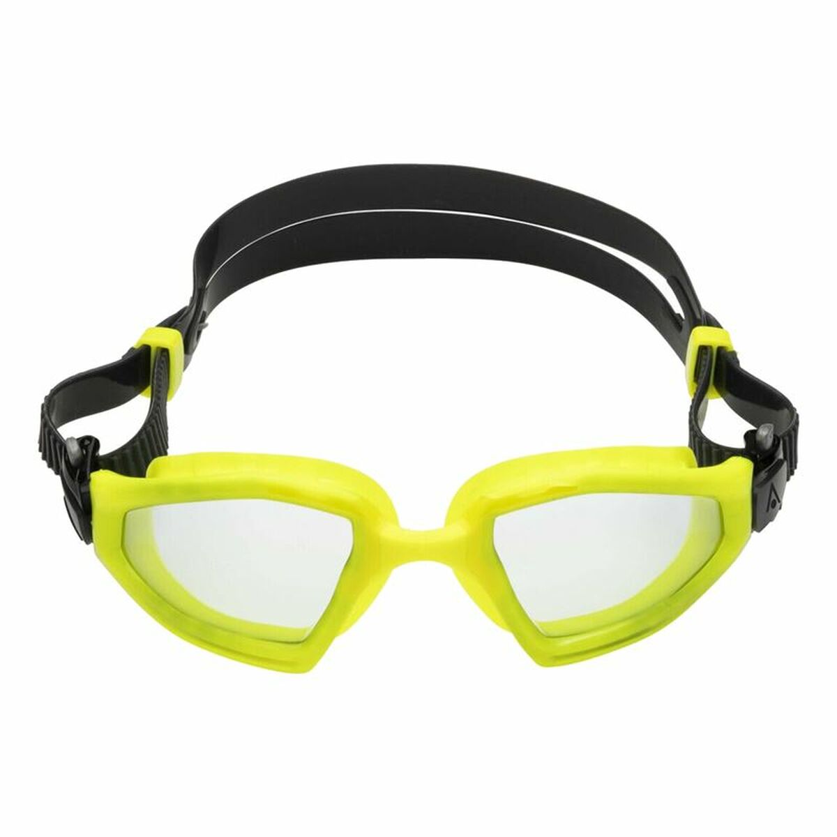 Adult Swimming Goggles Aqua Sphere Kayenne Pro Clear Yellow Black One size Adult Swimming Goggles Aqua Sphere Kayenne Pro Clear Yellow Black One size