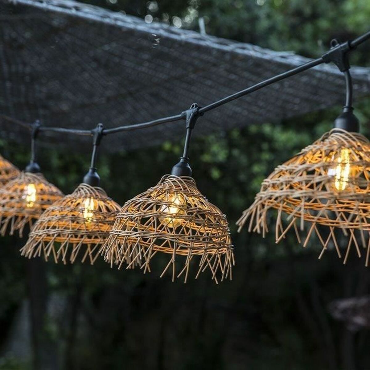 Wreath of LED Lights Lumisky Black