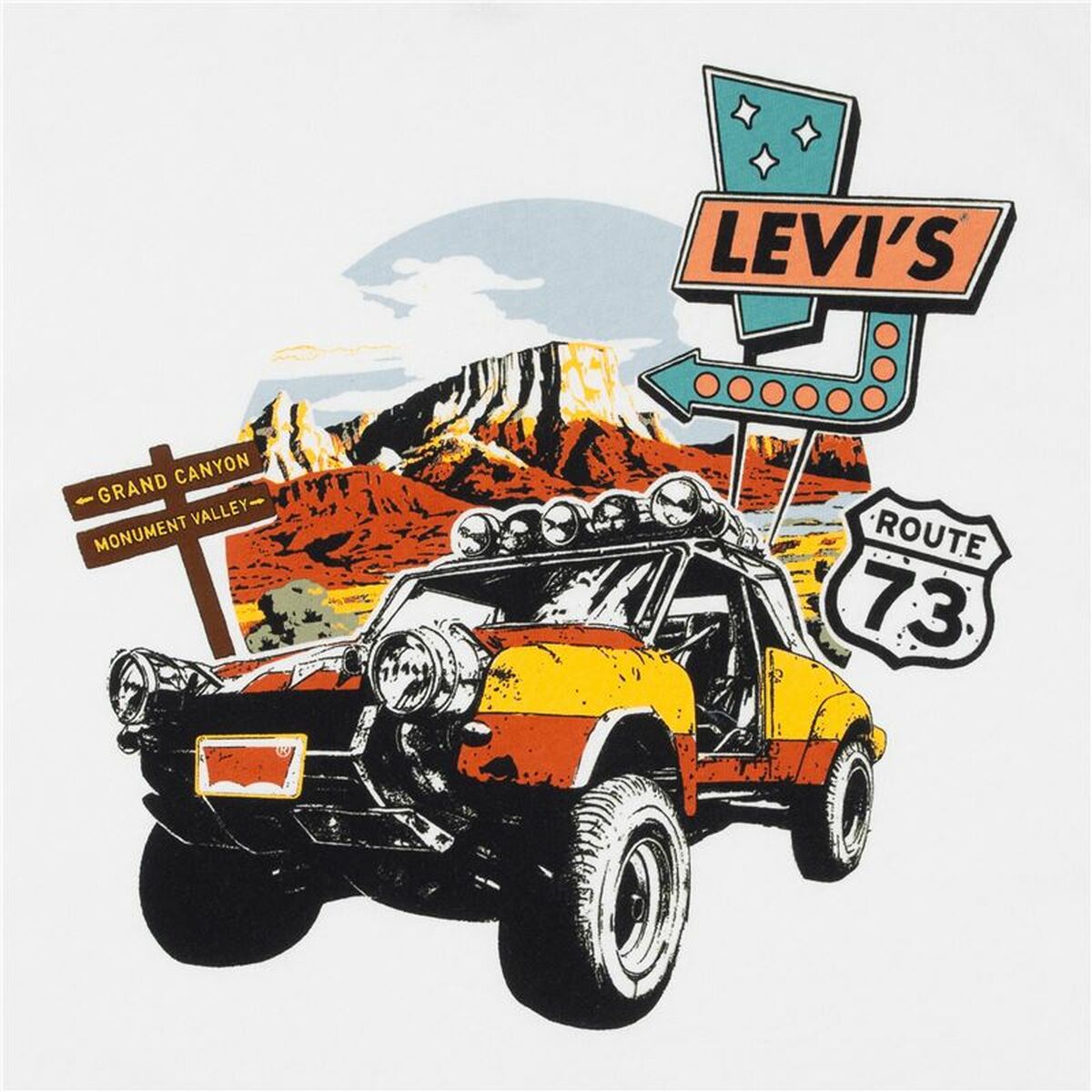Child’s Short Sleeve T-Shirt Levi’s Lvb Day Trip White