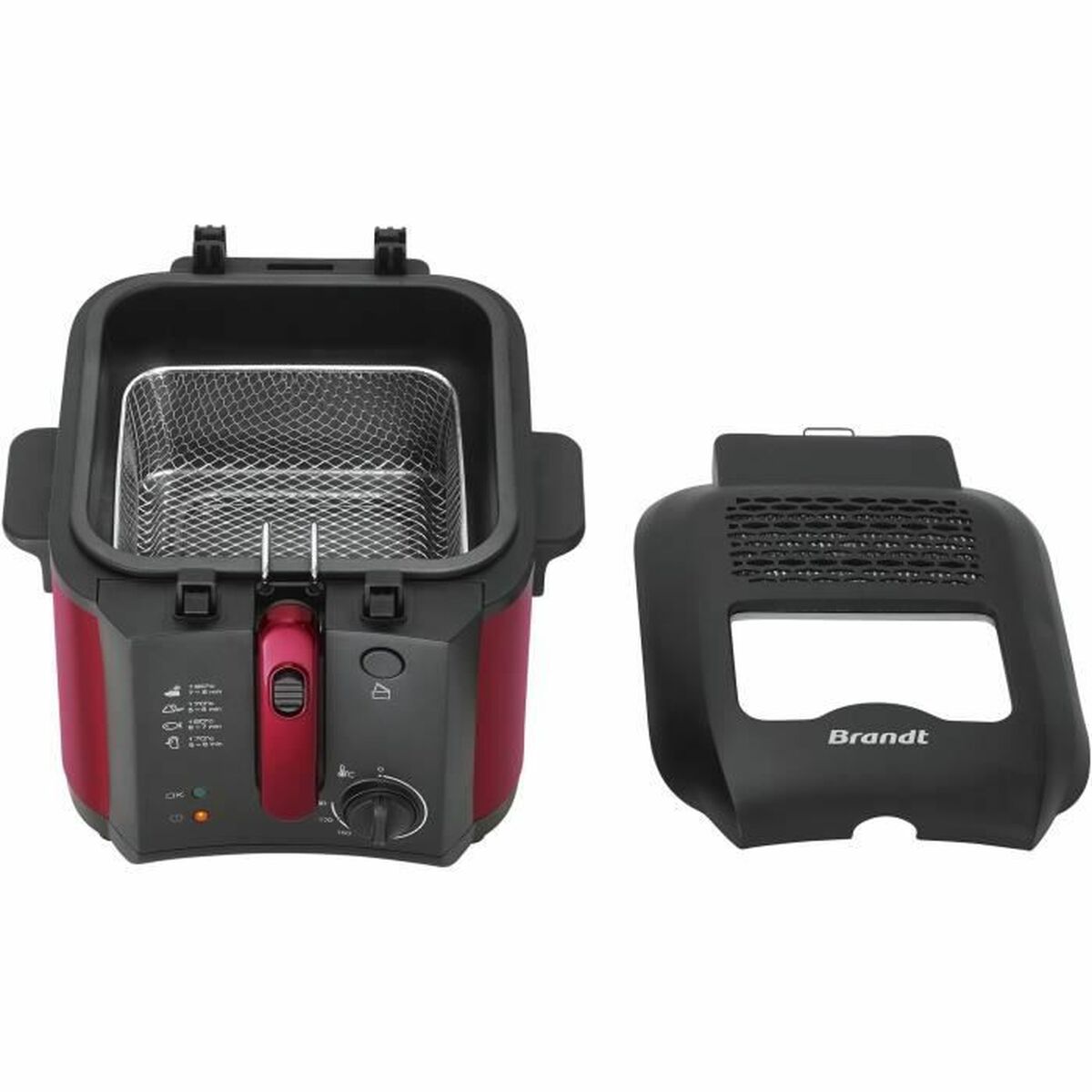 Deep-fat Fryer Brandt FRI25R Black Red 1 kg 2,5 L Deep-fat Fryer Brandt FRI25R Black Red 1 kg 2,5 L