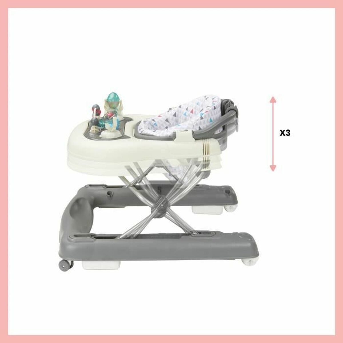 Wheeled walking frame Babymoov A040006 Children’s White/Grey