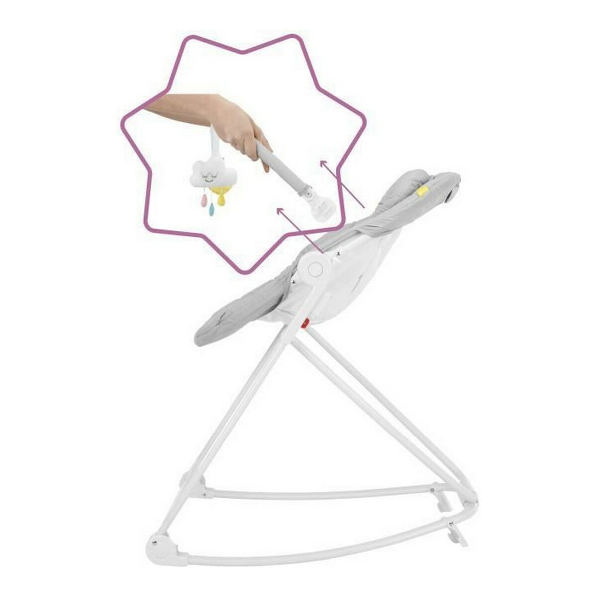 Baby Hammock Badabulle Compact’up High Grey