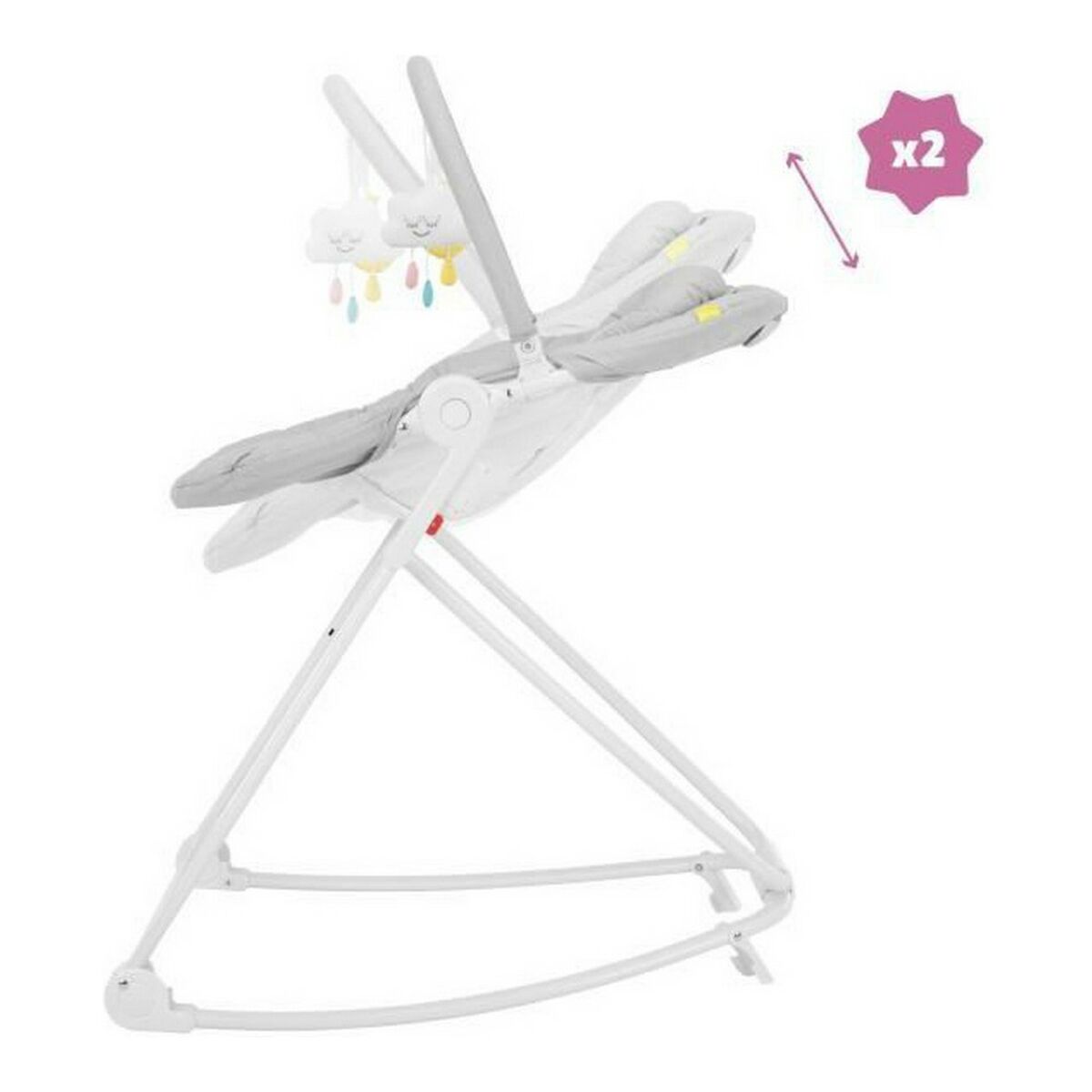 Baby Hammock Badabulle Compact’up High Grey