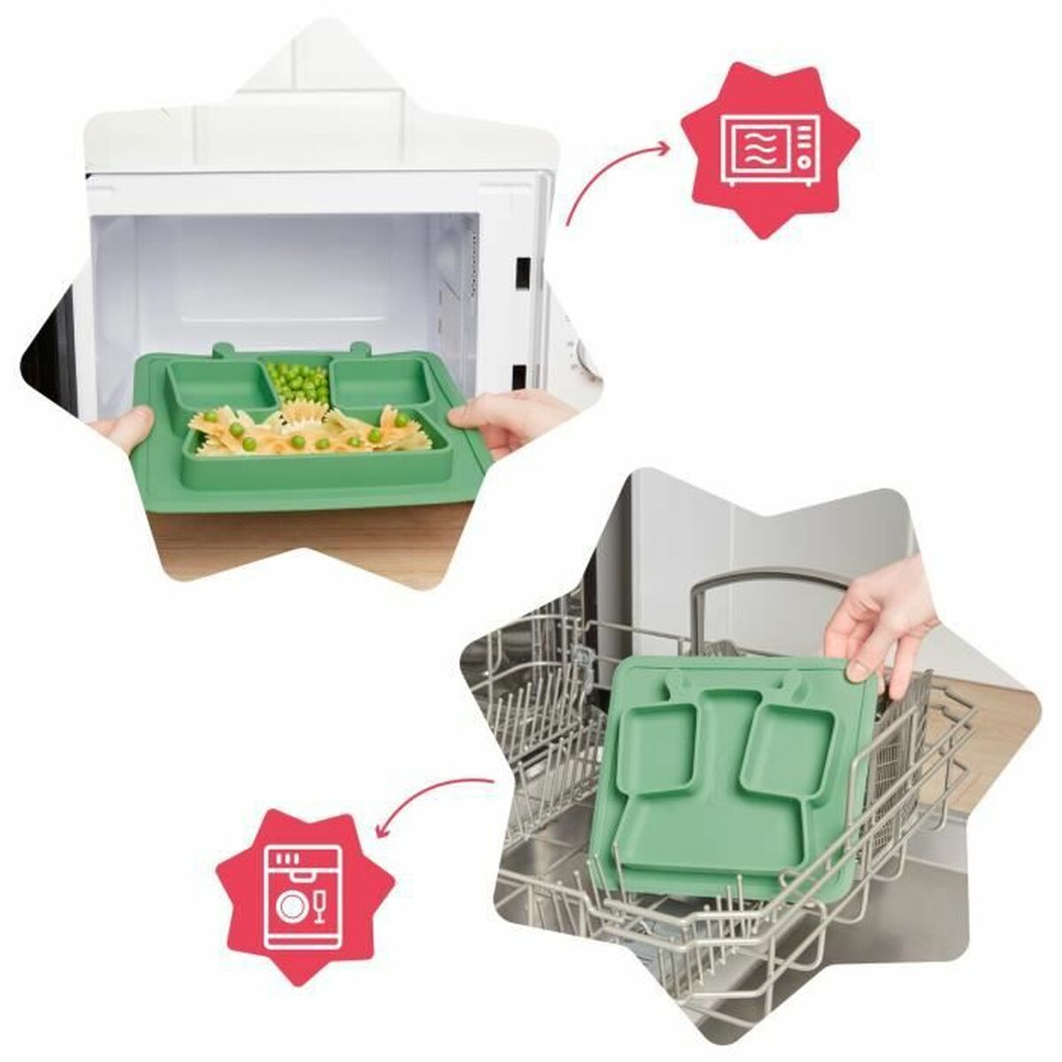 Plate Badabulle B005215 Silicone Children’s