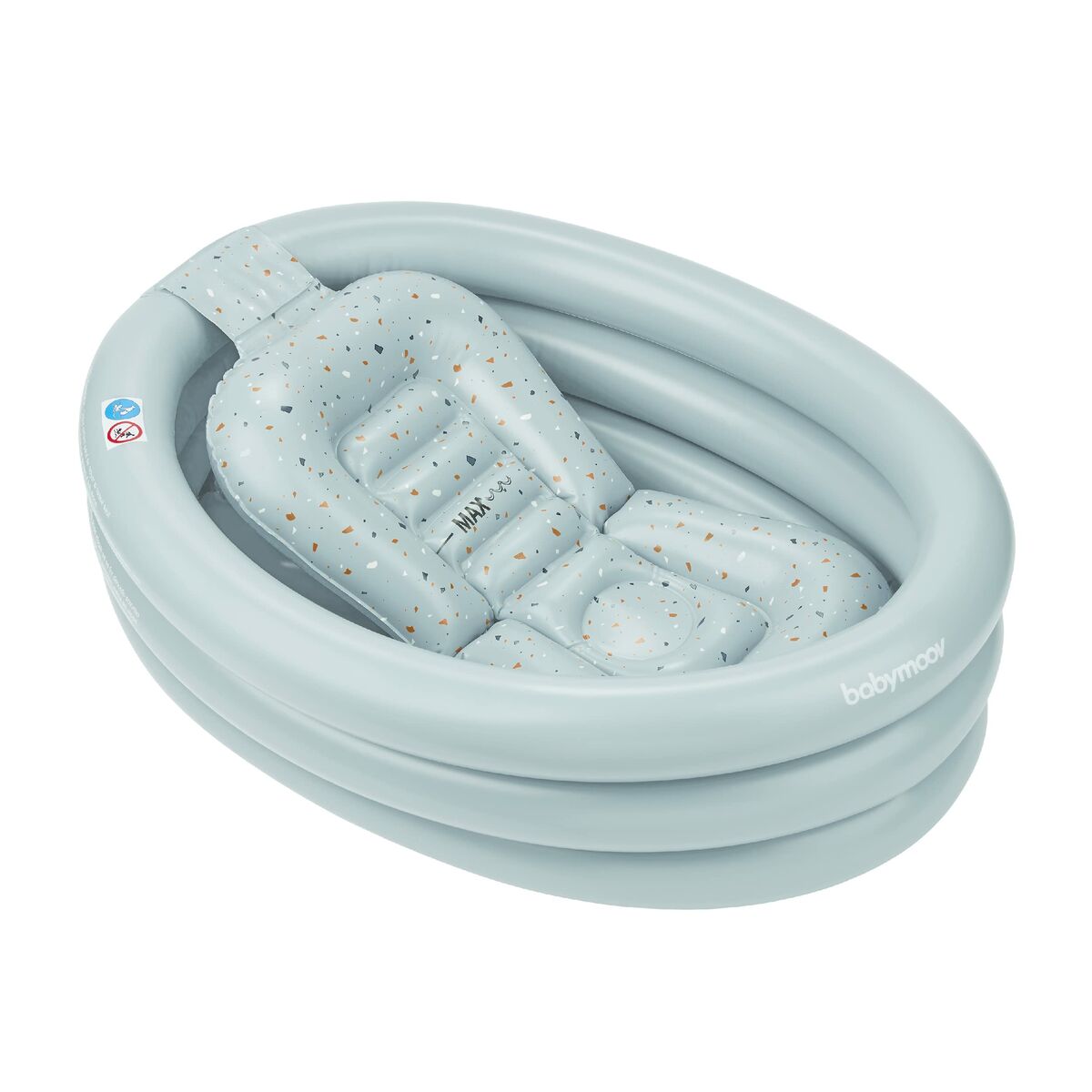 Bathtub Babymoov Aquadots Pastel Blue Grey Bathtub Babymoov Aquadots Pastel Blue Grey