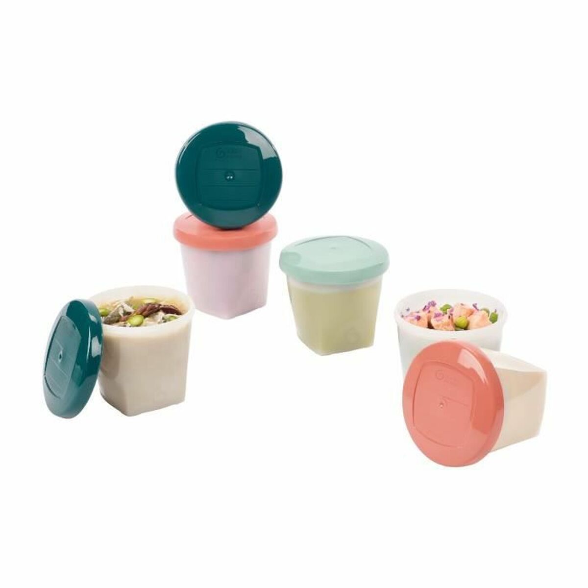 Set of lunch boxes Babymoov A004318 Multicolour 3 Units Set of lunch boxes Babymoov A004318 Multicolour 3 Units