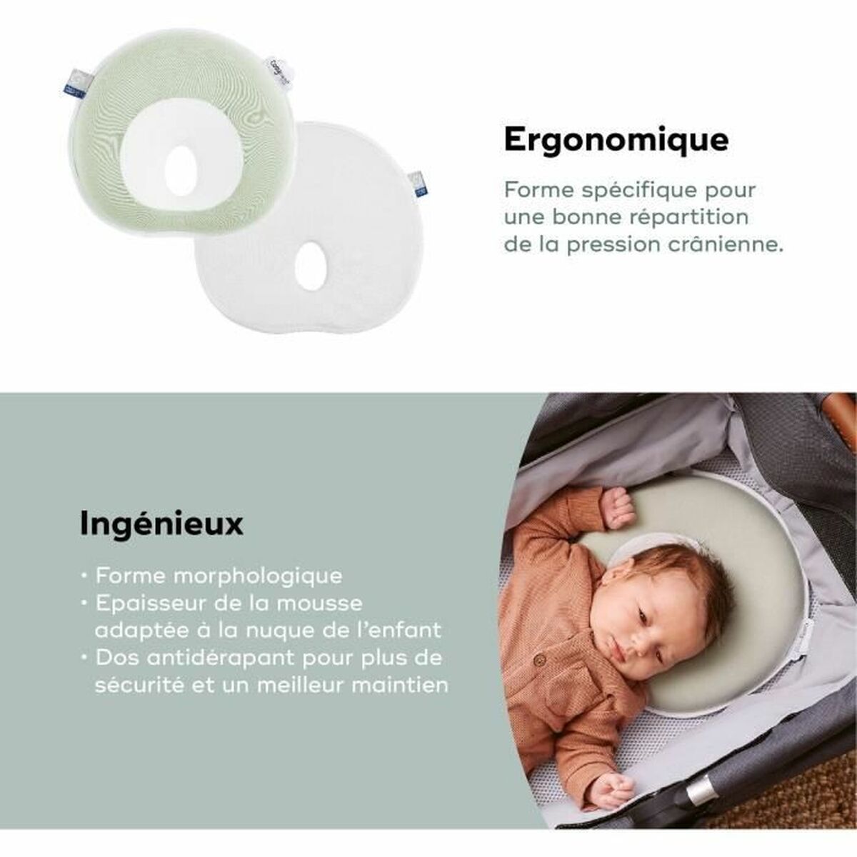 Neck Pillow Babymoov Green